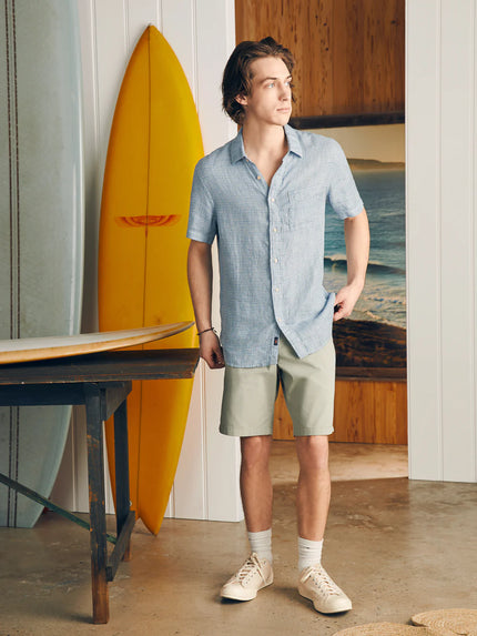 SHORT SLEEVE PALMA LINEN SHIRT