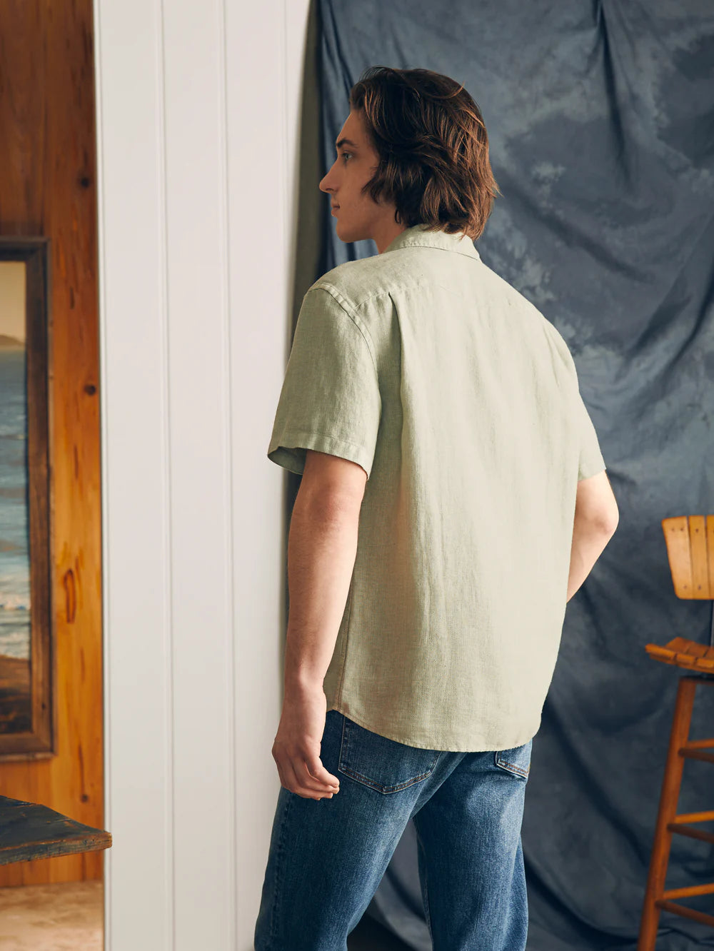 SHORT SLEEVE PALMA LINEN SHIRT