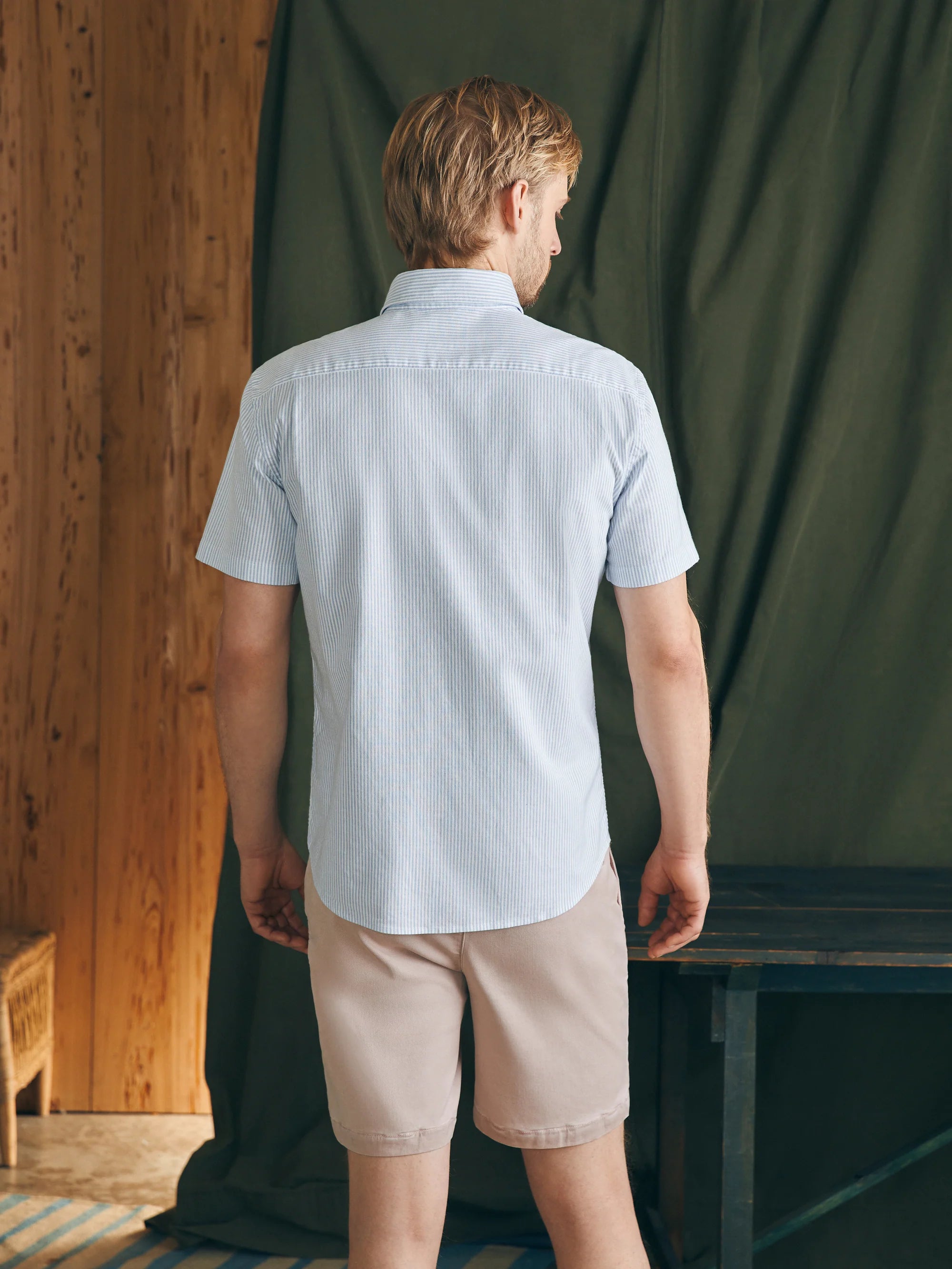 SHORT SLEEVE SUPIMA OXFORD SHIRT