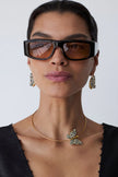 BUTTERFLY EARRINGS JASPER