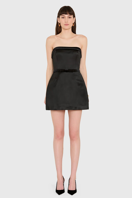 AVALEE SKORT ROMPER IN BLACK