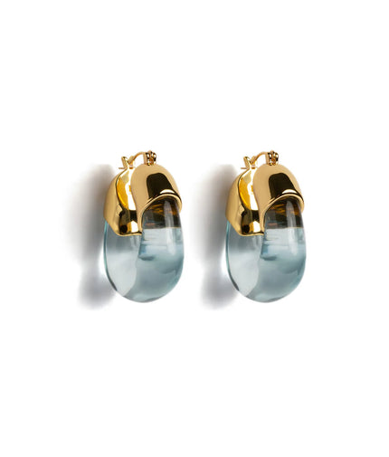 ORGANIC HOOPS IN AQUA