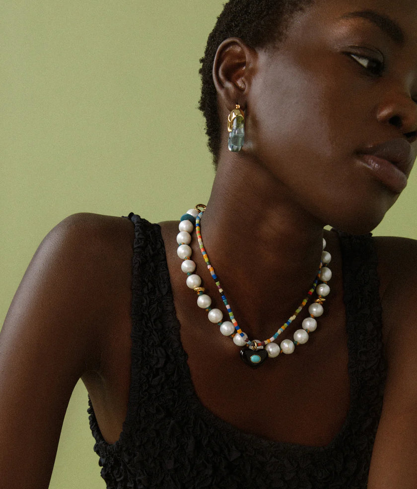 ORGANIC HOOPS IN AQUA