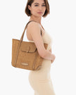 VERONA RAFFIA TOTE BAG