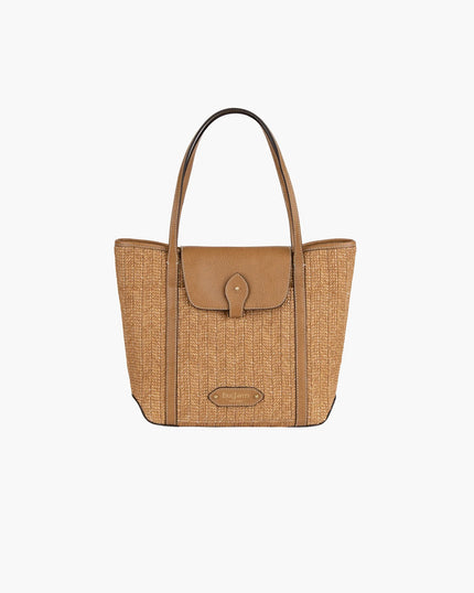 VERONA RAFFIA TOTE BAG