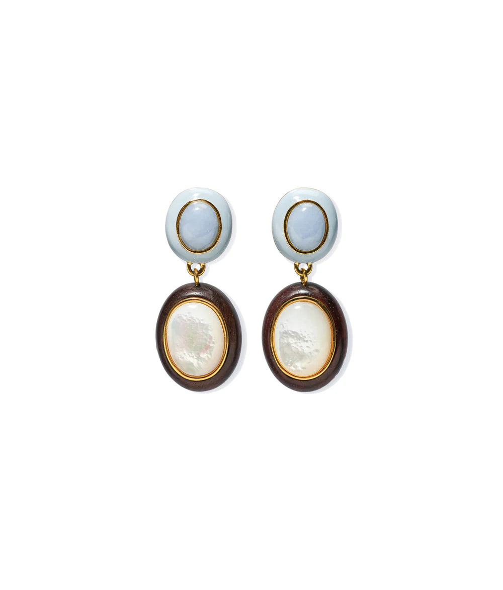 PAPAYA EARRINGS IN PEARL