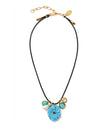 SHIBORI FLOWER NECKLACE