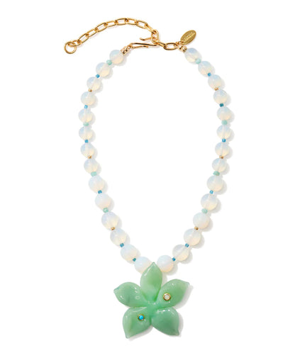 VINCA FLOWER NECKLACE