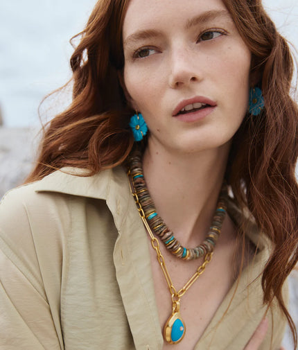 SAND AND SKY NECKLACE