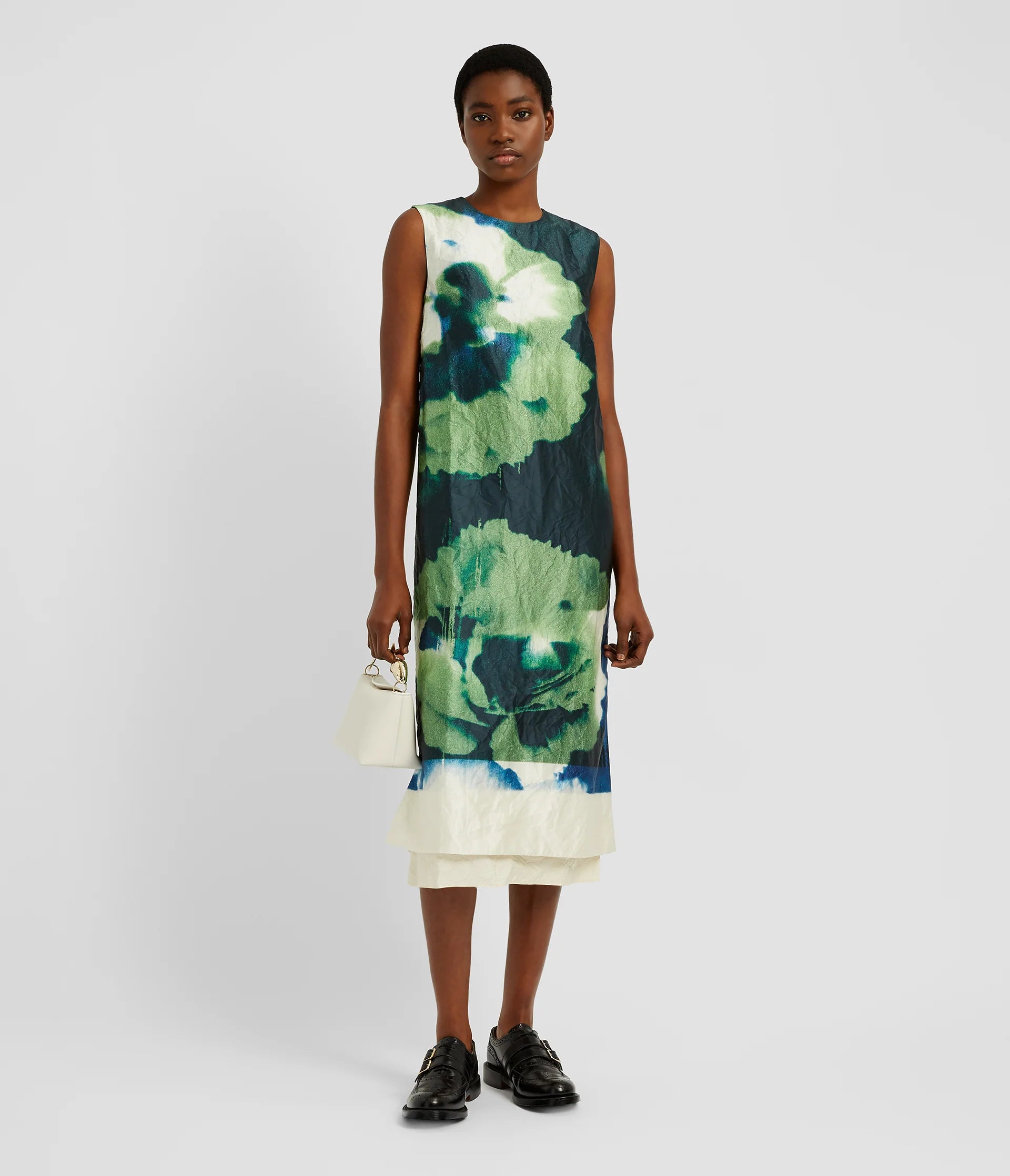 SLEEVELESS PENCIL MIDI DRESS