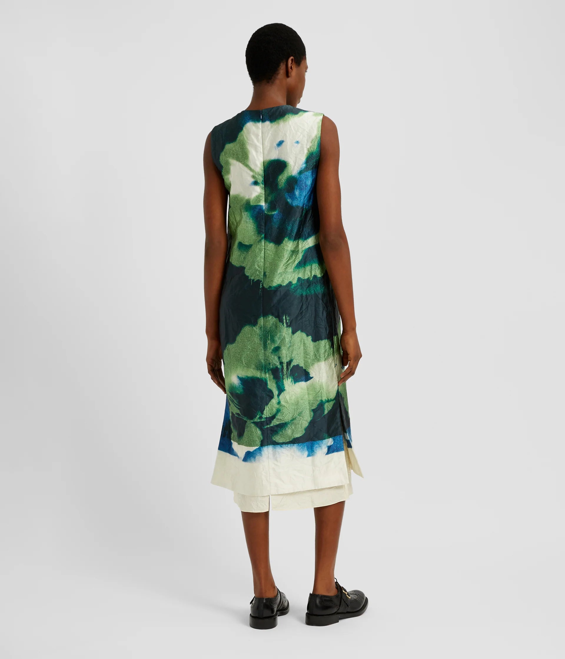 SLEEVELESS PENCIL MIDI DRESS