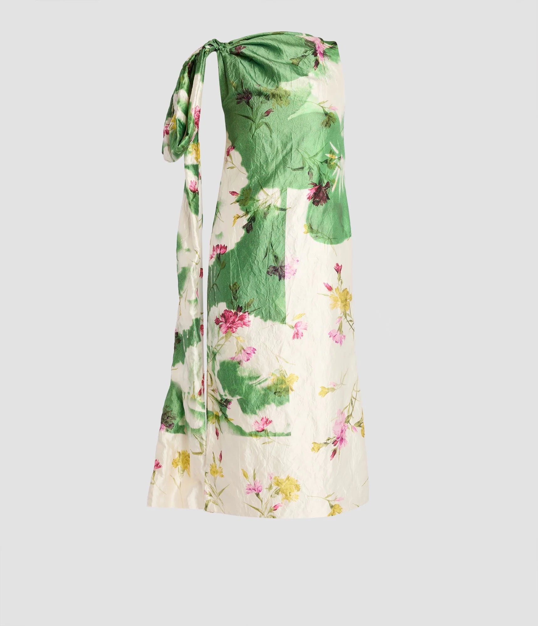 BOW DRAPE COCKTAIL DRESS