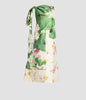 BOW DRAPE COCKTAIL DRESS