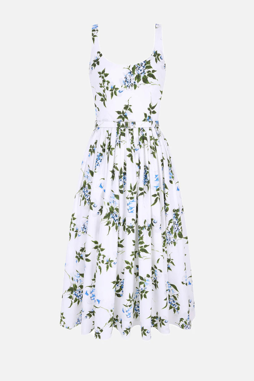 EGLANTINE DRESS IN LILAC AND CHERRIES PRINT