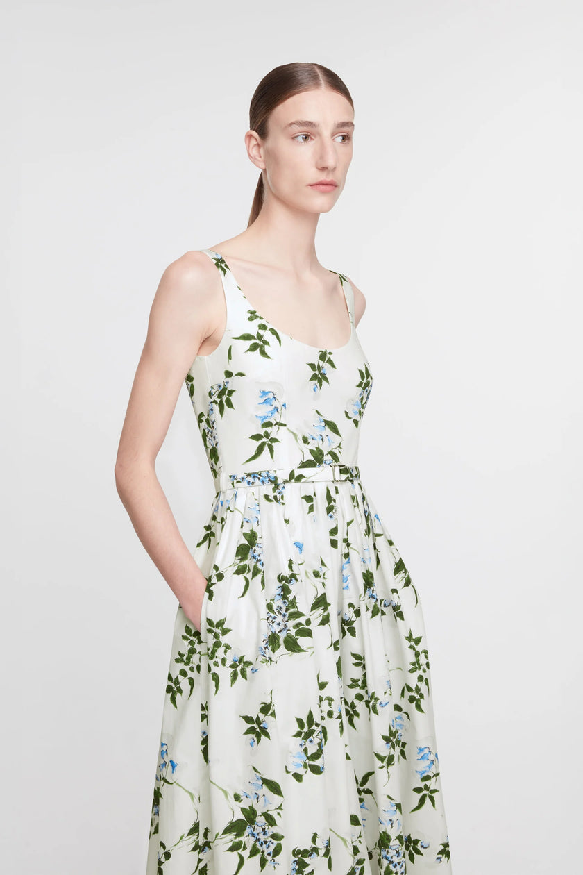 EGLANTINE DRESS IN LILAC AND CHERRIES PRINT