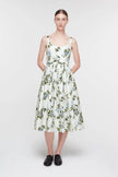 EGLANTINE DRESS IN LILAC AND CHERRIES PRINT