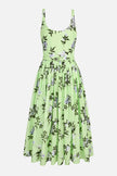 EGLANTINE DRESS IN LILAC AND CHERRIES PRINT