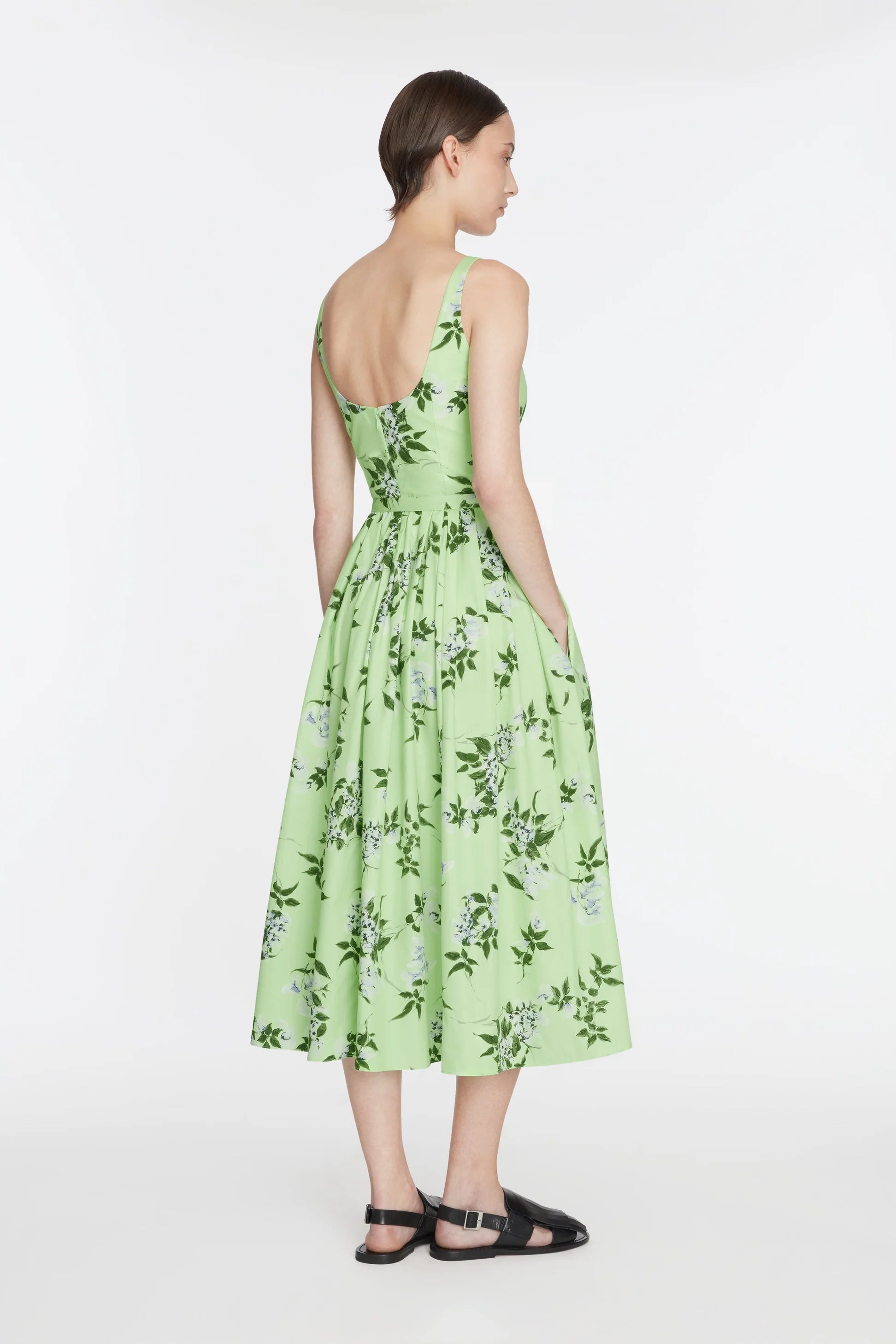 EGLANTINE DRESS IN LILAC AND CHERRIES PRINT