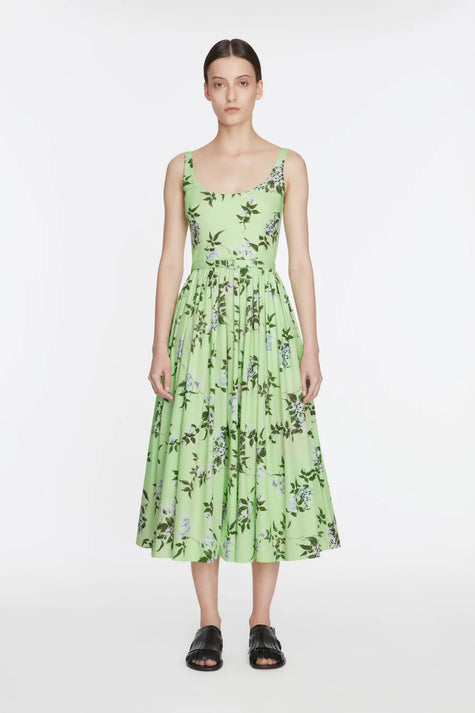 EGLANTINE DRESS IN LILAC AND CHERRIES PRINT