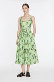 EGLANTINE DRESS IN LILAC AND CHERRIES PRINT