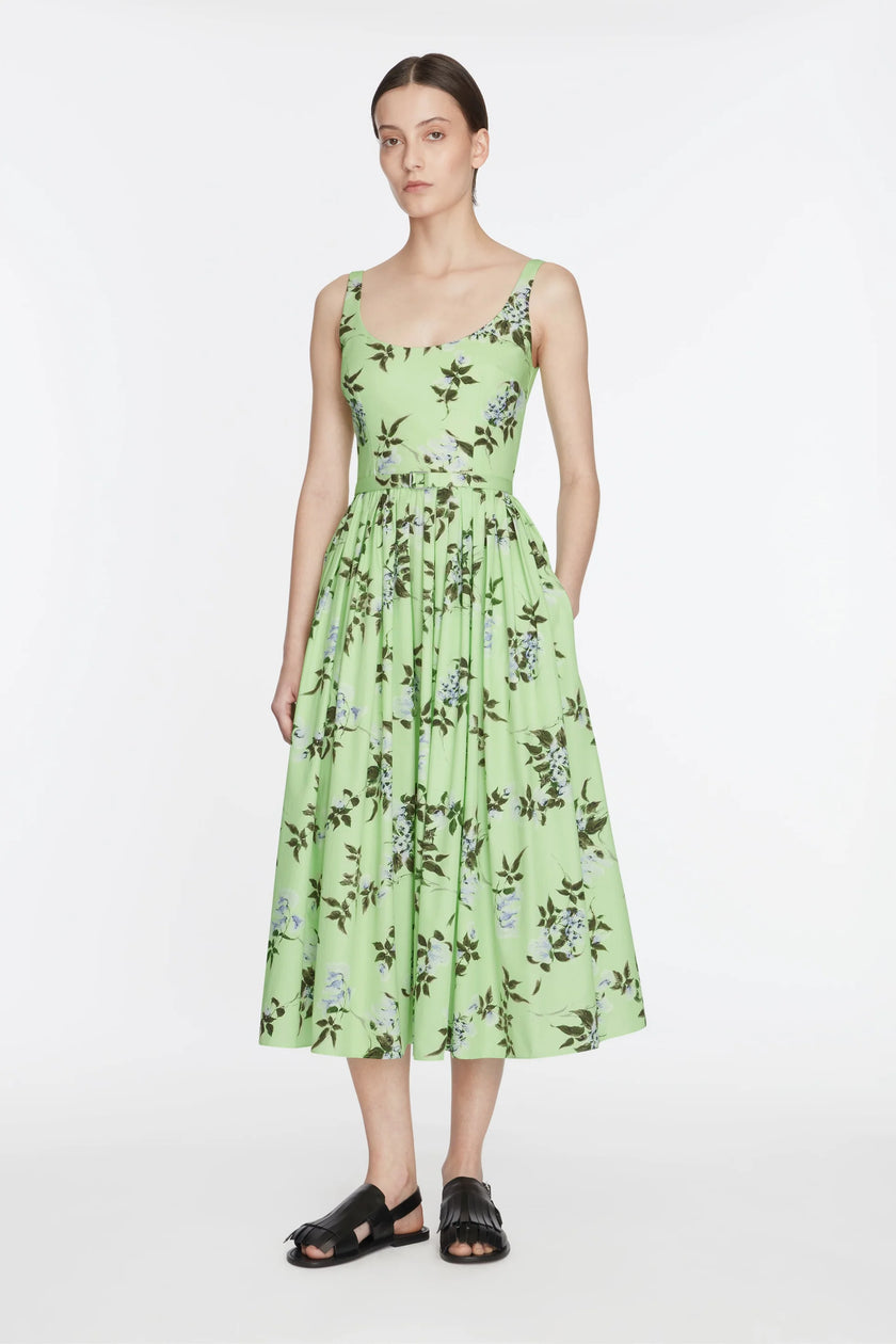 EGLANTINE DRESS IN LILAC AND CHERRIES PRINT