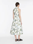 NORIKA DRESS IN LILAC LILLIES AND CHERRY PRINT