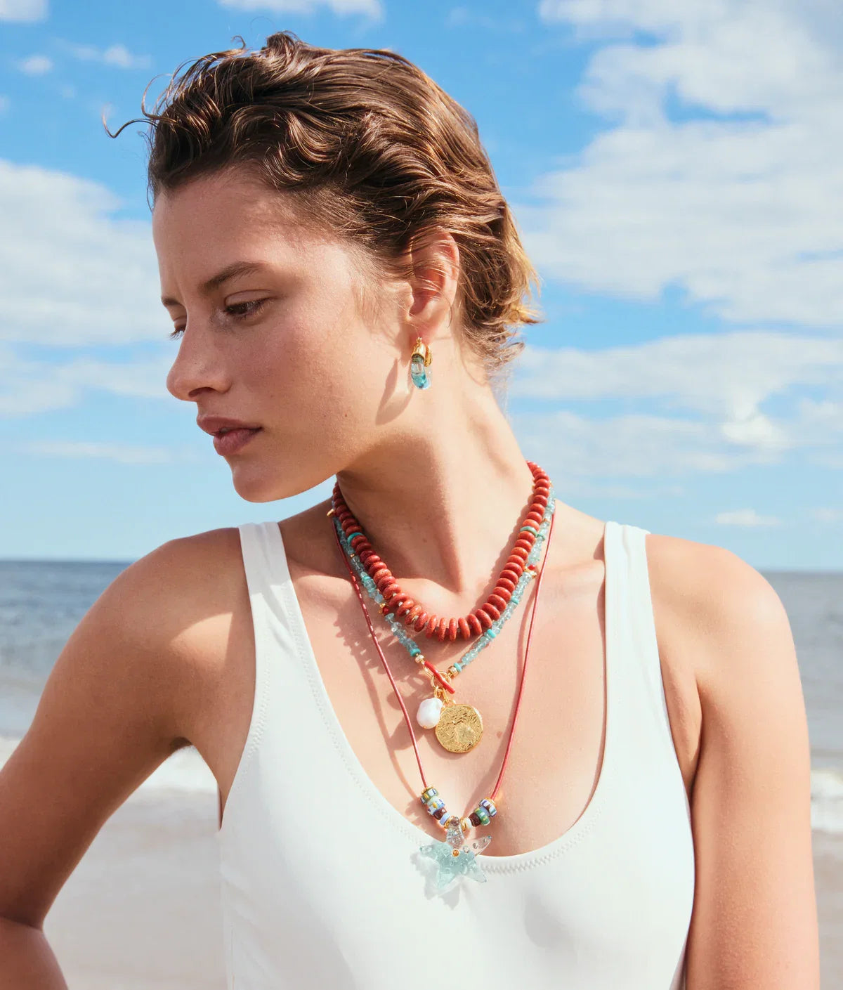 PAROS NECKLACE IN RED