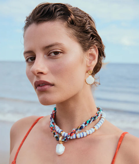 LIDO NECKLACE IN DEEP BLUE