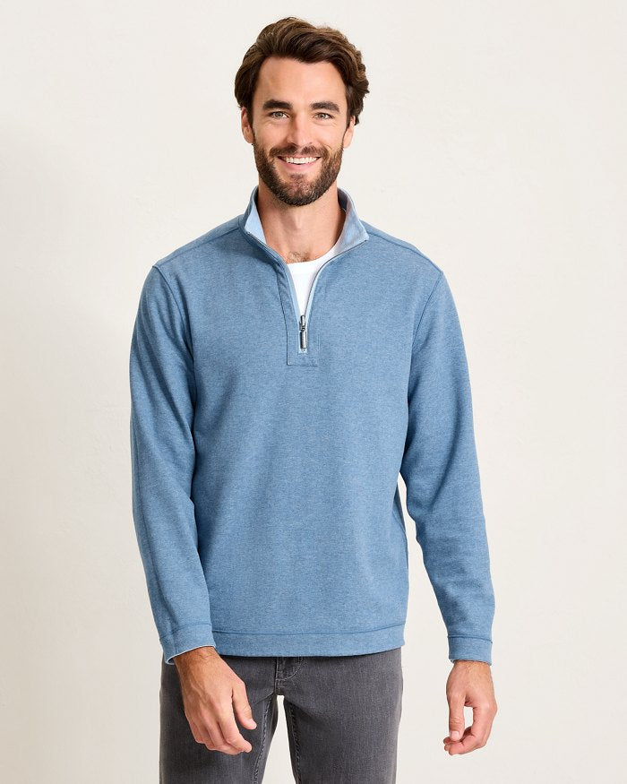 FLIPVIEW REVERSIBLE HALF ZIP SWEATSHIRT