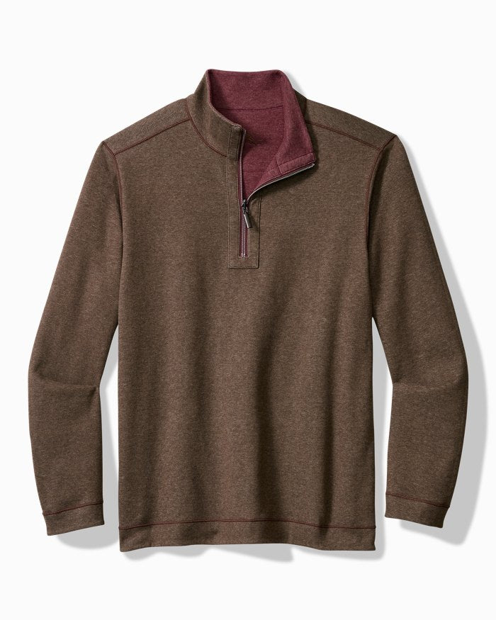 FLIPVIEW REVERSIBLE HALF ZIP SWEATSHIRT