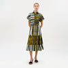 NOOR DRESS IN URBAN STRIPES