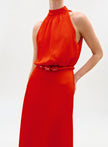 DAMARA DRESS IN SPICY ORANGE