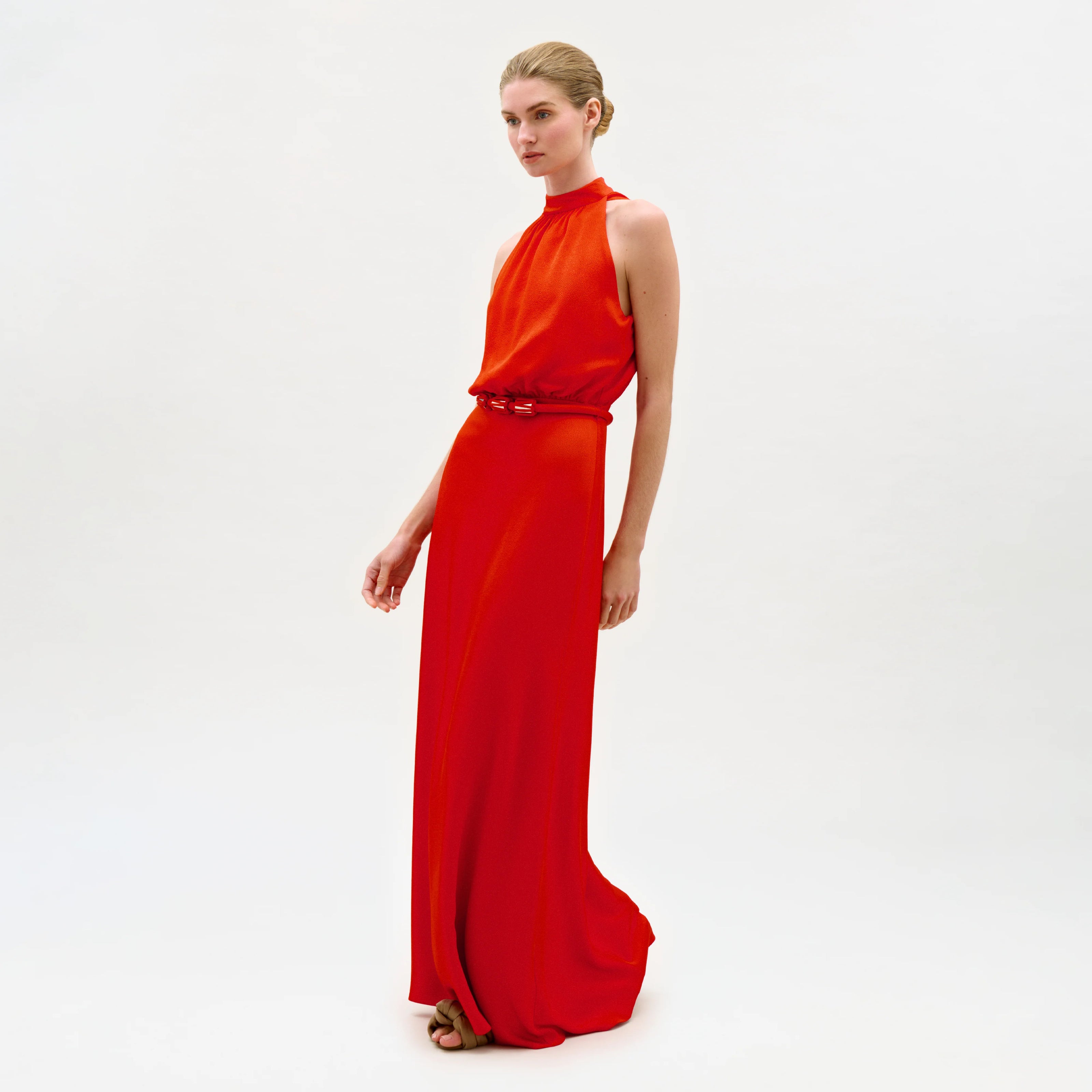 DAMARA DRESS IN SPICY ORANGE