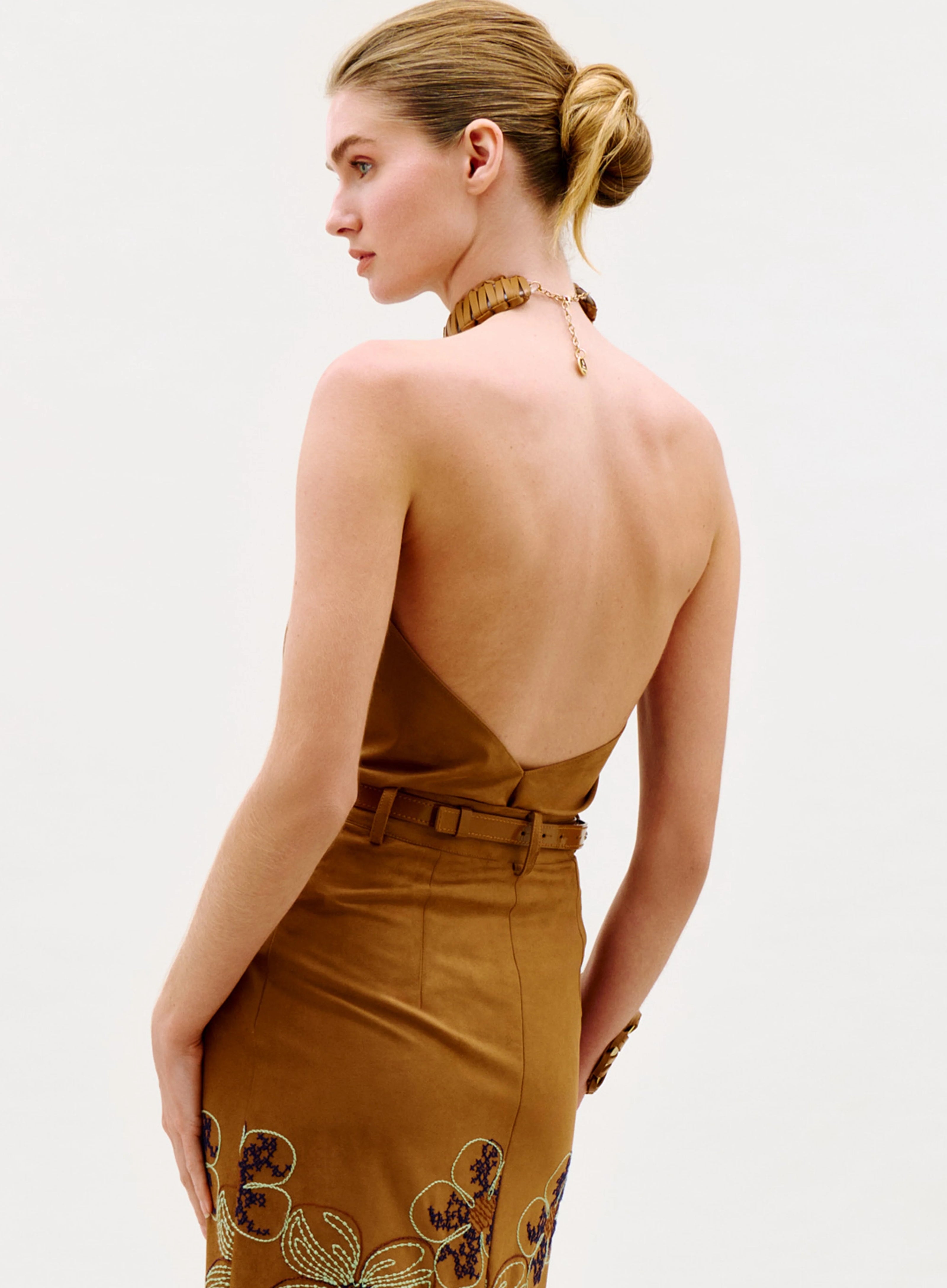 ANN BLOUSE IN CAMEL
