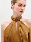 ANN BLOUSE IN CAMEL