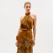 ANN BLOUSE IN CAMEL