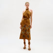 LAYAN SKIRT IN CAMEL