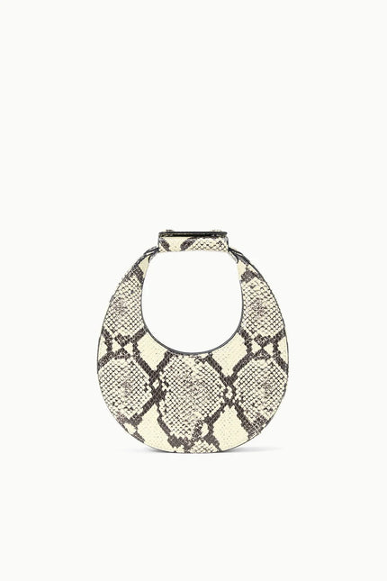 GOODNIGHT MOON BAG WHITE SNAKE