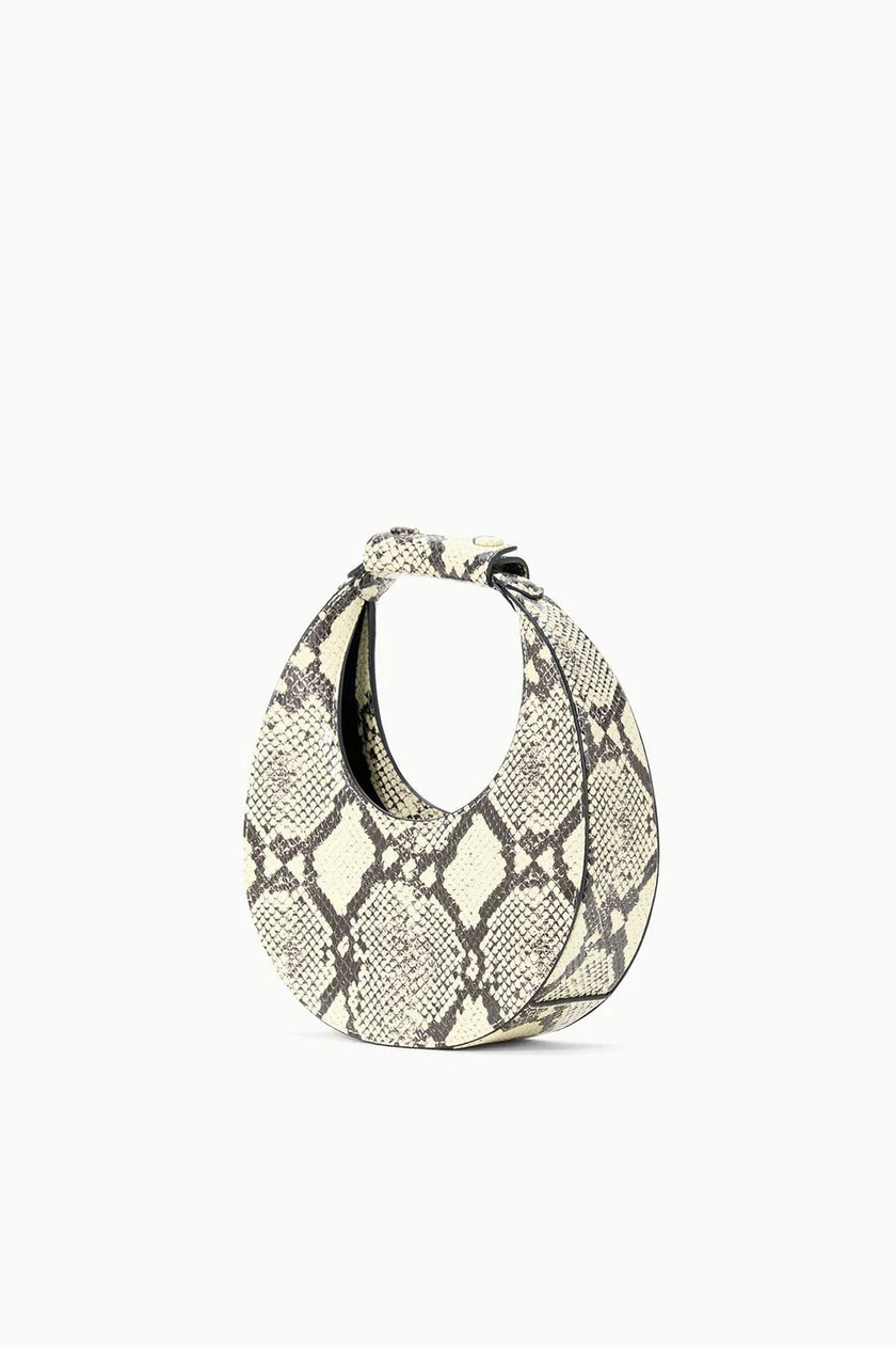 GOODNIGHT MOON BAG WHITE SNAKE