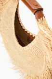 MOON RAFFIA TOTE BAG