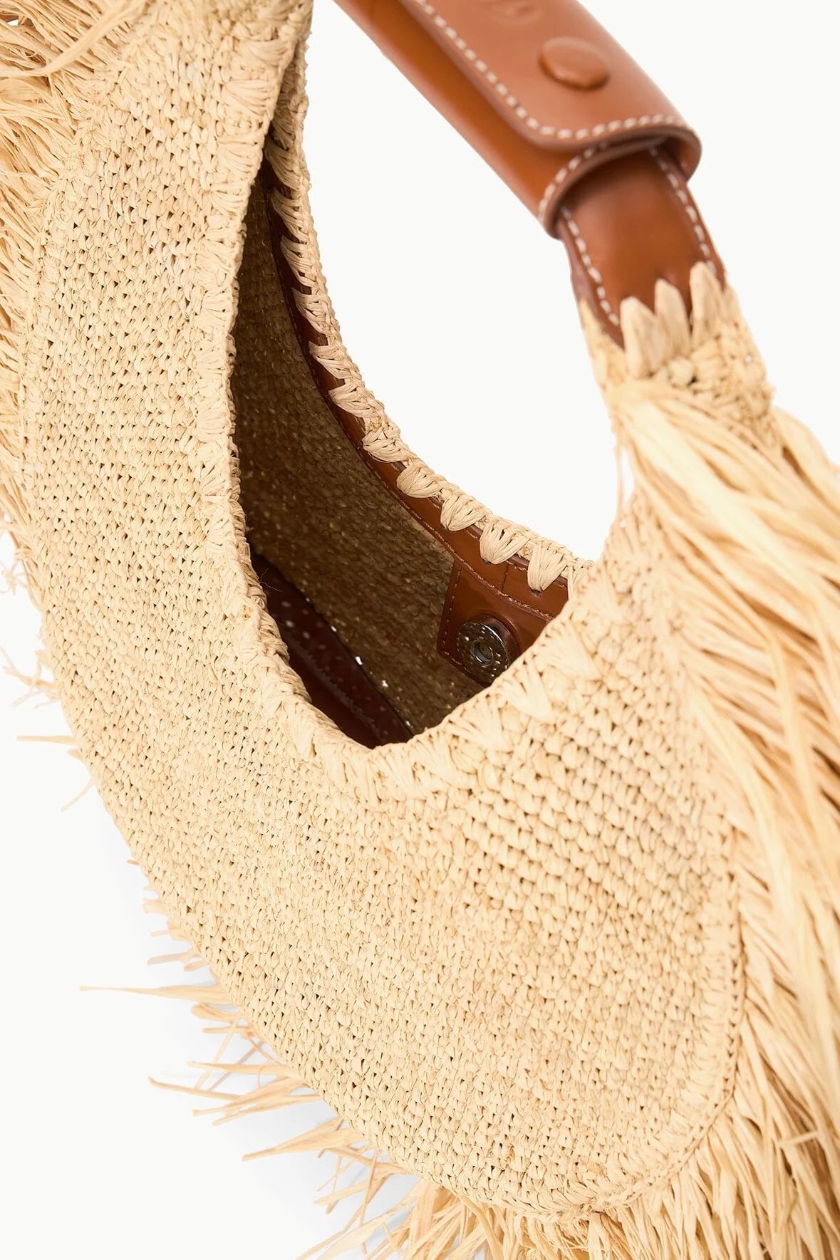 MOON RAFFIA TOTE BAG