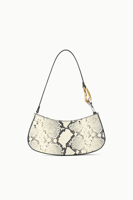 OLLIE BAG WHITE SNAKE