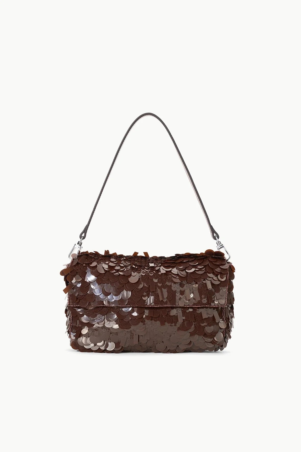 TIMMY SHOULDER BAG CACAO SEQUINS