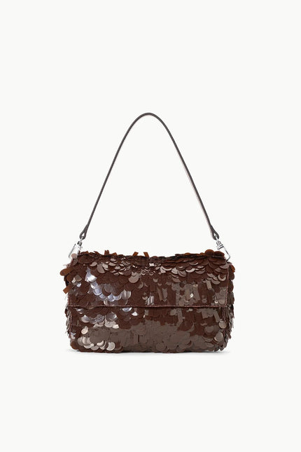 TIMMY SHOULDER BAG CACAO SEQUINS