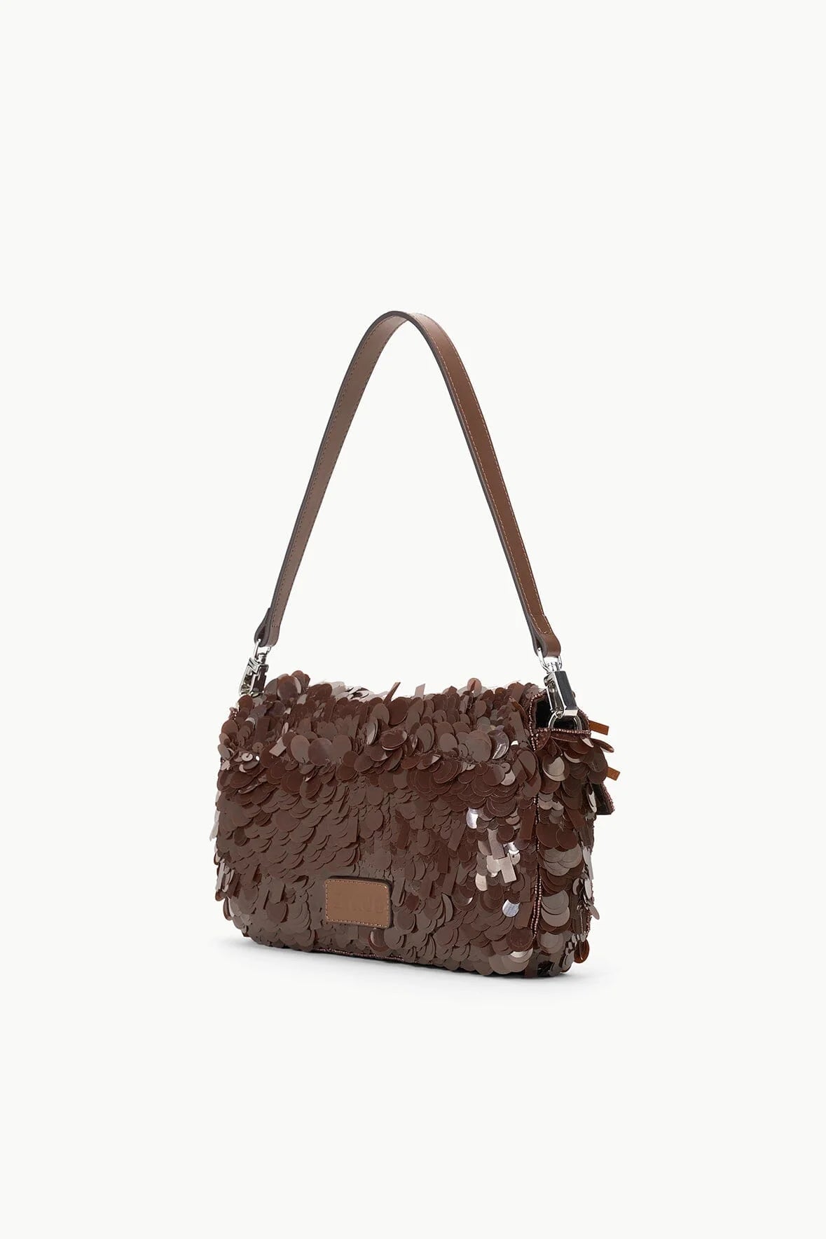 TIMMY SHOULDER BAG CACAO SEQUINS