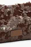 TIMMY SHOULDER BAG CACAO SEQUINS