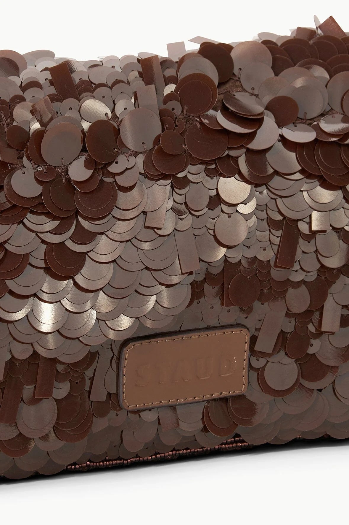 TIMMY SHOULDER BAG CACAO SEQUINS