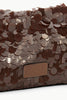 TIMMY SHOULDER BAG CACAO SEQUINS