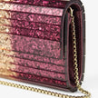 SWEETIE DEGRADE GLITTER ACRYLIC CLUTCH