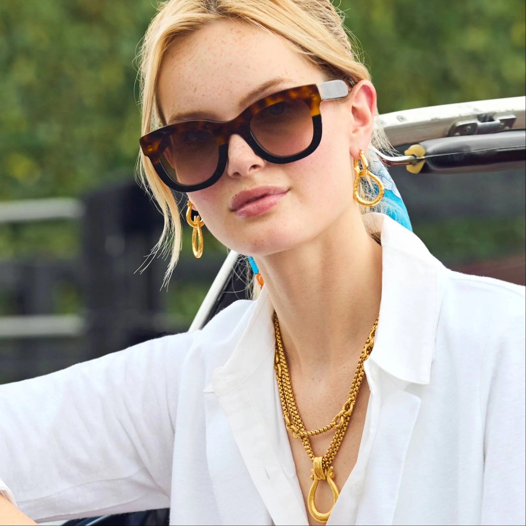 SARATOGA 2 IN 1 EARRING